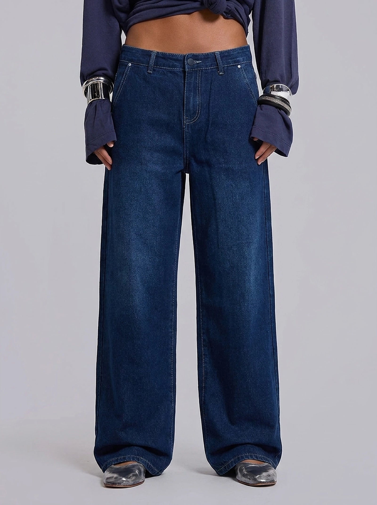 Sakura Fade Baggy Jeans