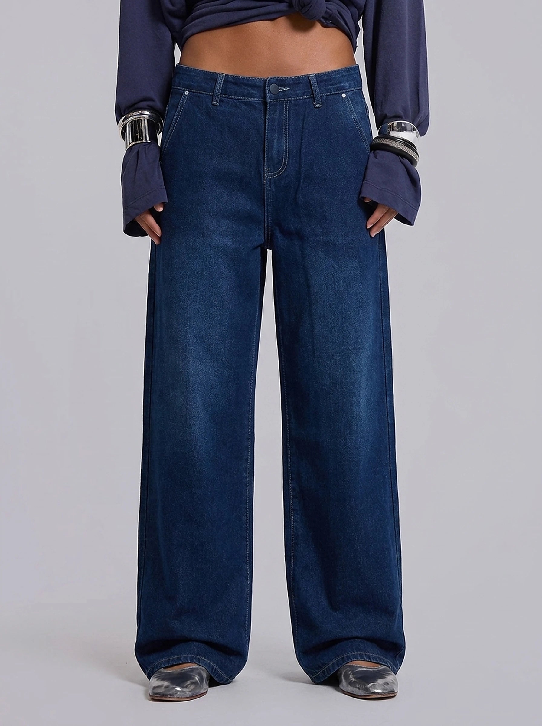 Sakura Fade Baggy Jeans