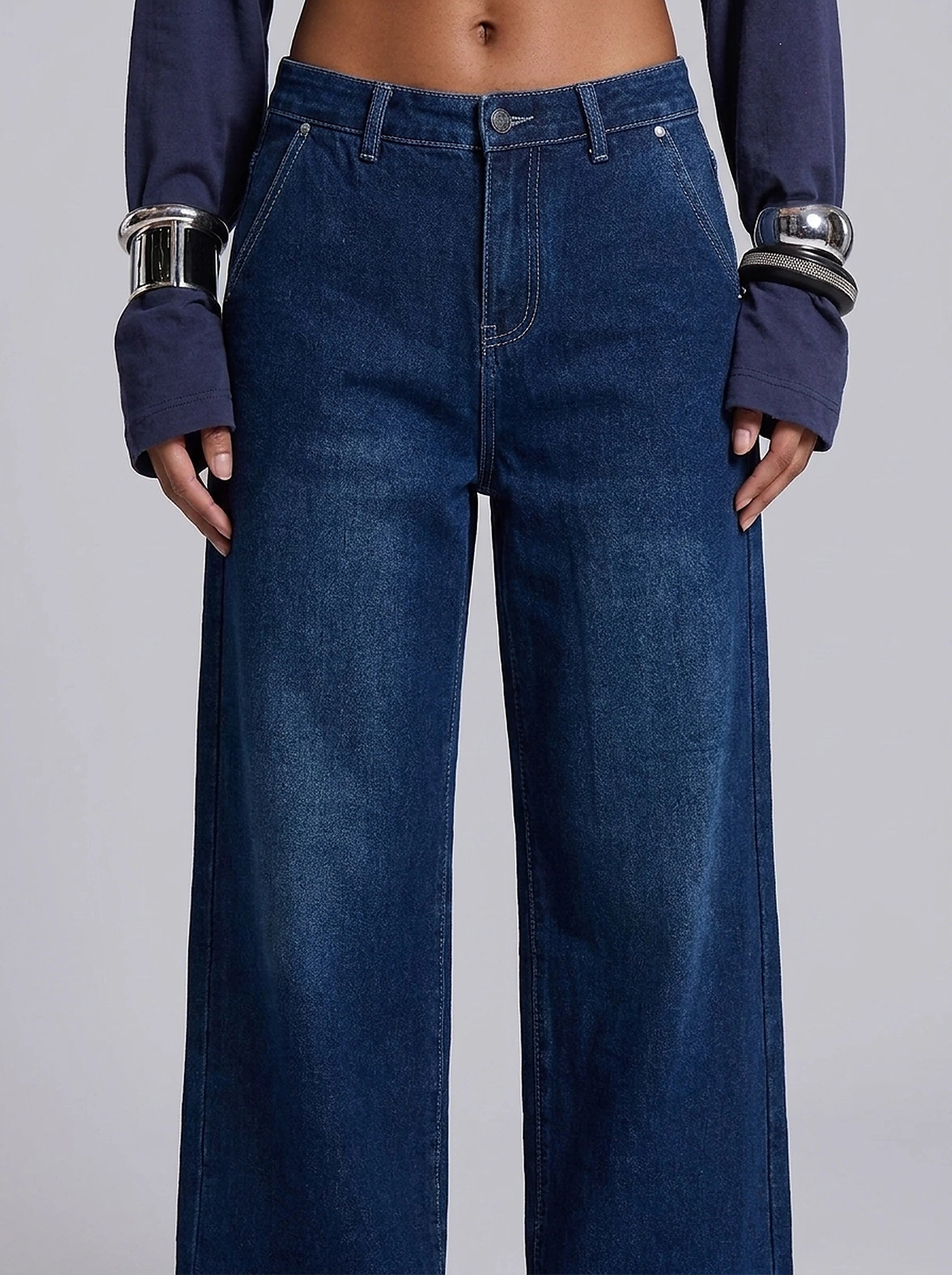 Sakura Fade Baggy Jeans
